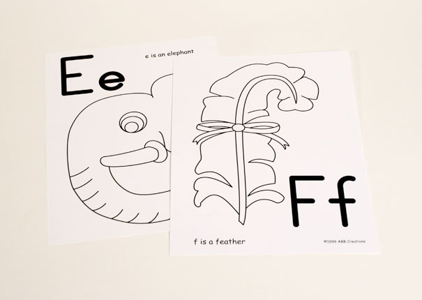 Blackline Master 1 - Colouring Book - Itchy's Alphabet